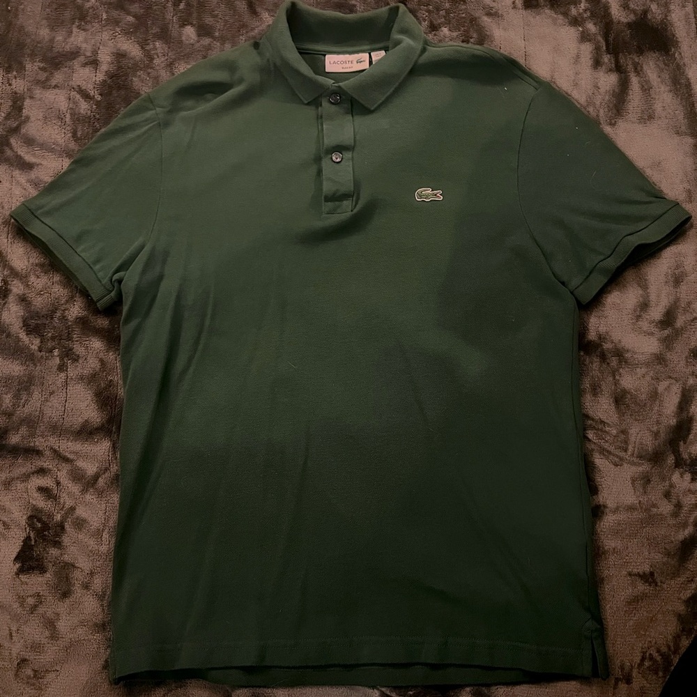 Green Lacoste Polo T-Shirt